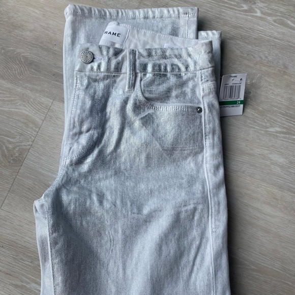 Frame Denim Silver Jeans NWT - Picture 4 of 4